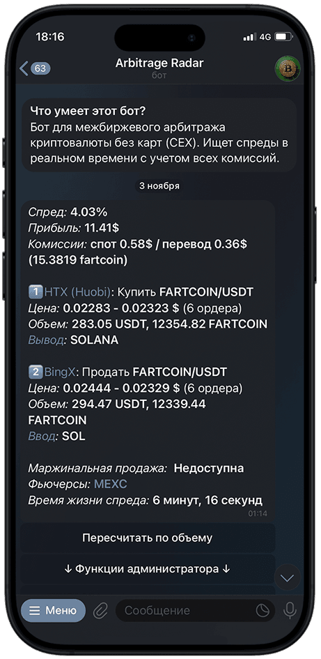 Обзор арбитражной связки
